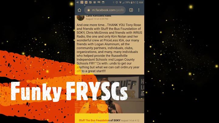 Special thanks to William Owen for a little Funky FRYSC video to kick-off our…