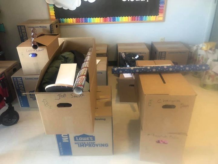 One day of several that donations came in by our generous community and went…